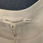 Good American  Women’s Ruched White Tank Top Size 5 Photo 10