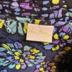 Vera Bradley  Vibrant Blue and Purple Floral Tote Photo 4