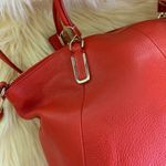 Coach  Pebbled Cardinal Leather Kelsey Handbag Photo 4