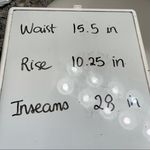 Johnny Was  10 inch high rise skinny jeans size 30 dark wash Photo 5