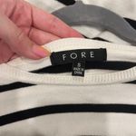 Striped Knit Top White Photo 1