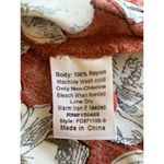 Fun2Fun NEW  Maley Pleated Detail Top size Small in Burnt Orange Photo 5