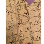 Brown bear kawaii oversized XL ZIP up hoodie cozy Photo 3