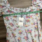 Faithfull the Brand NWT  Ira Mini Dress in Juliette Blue Floral Print Size M Photo 6