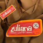 Zuliana Size XL Adjustable Tie Waist Pants. Made In USA. New With Tags Brown Photo 4