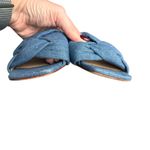J. McLaughlin - Hannah Denim Braided Slide Sandals Sz 8.5 Photo 4