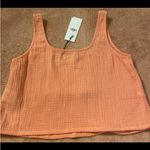 UGG   Cinthia Cotton Gauze Crop Visit > Tank Top Earthen. Size XS Photo 4