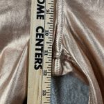 EXPRESS  Metallic Rose Gold Jeans‎ 2R Modern Straight Disco Party Cybercore Photo 14