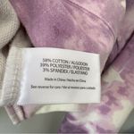 Wildfox Star Print Sweatshirt Crew Neck Long Sleeve Slit Hem Casual Stretch EUC Photo 7