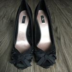 ZARA  peep toe bow 3” Heels pumps Womens Size‎ 38 US Size 7.5 Photo 2