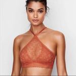 Victoria's Secret Victoria Secret Bralette Bra High Neck Daisy Lace Underwire Racerback size S Photo 0