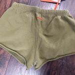 Heron Preston  Olive Green Women's Athletic Shorts Photo 2