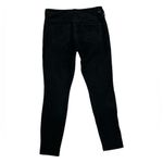 Mother High Waisted Looker in Tricks of the Trade Faux Suede | Dark Black | 29 Photo 3