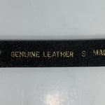 Chico's black leather western retro style womens belt size small Photo 2