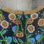 Oleg Cassini Black Silk Blouse Beaded Sequin Vintage Evening Top Size 8 Medium Photo 6