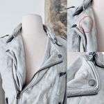 Free People  Jakett Josey Washed Leather Jacket Size Small $550 Photo 2