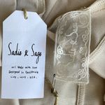 Sadie & Sage Cream Lace Up Bodycon Mini Dress Photo 4