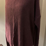 Brandy Melville  Plum Knit Sweater Photo 0
