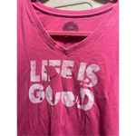 Life is Good  V-Neck Shirt Woman’s Size Small Photo 1