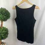 Ralph Lauren  Black Thin Ribbed Cotton Tank Top L Photo 1