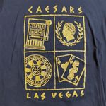VTG CAESARS LAS VEGAS GAMBLING SLOTS CARDS NIGHT SHIRT TEE Black Size undefined Photo 1