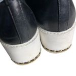 Karl Lagerfeld Black Leather Sneakers Bali Platform Lace Up Womens Size 7.5 Photo 3