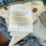 AGOLDE 90's Mid Rise Loose Wander Light Wash Destroyed Crop Size 24 Photo 4