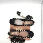 Valentino Garavani Black Rockstud Ballerina Flat Nero 38.5 Photo 6