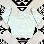 Outdoor Voices Nimbus Quarter Zip Organic Cotton Sweatshirt In Bay Medium Photo 9