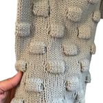 &merci &MERCI Gray Chunky Knit Balloon Sleeves Oversized Relaxed Acrylic Sweate… Photo 3