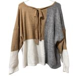 Anthropologie by the River Women Sweater Size S/M Slouchy Ribbon Long Sleeve Photo 1