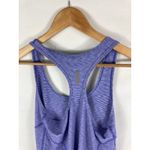 Zella  Purple White Stripe Racerback Athletic Tank Size Medium Photo 2