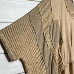 POL City Drifrter Oversized Neutral Tan Boho Top Size Small Photo 4