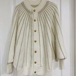 Commense Women's Elegant Batwing‎ Sleeve Knit Dress Button Front White Small NWT Photo 2