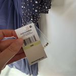 Alex Evenings NEW 3/4 Beaded Sleeve Ruched Cascade Dress Wedgewood Size 18W Photo 7