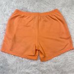 Adidas  Women’s Orange Boyfriend Athletic Lounge Shorts Medium Photo 3
