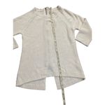 ZARA  Knit white sweater with zip up back sz medium Photo 5