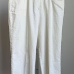 Zac & Rachel sz 8 white capri pants Photo 0