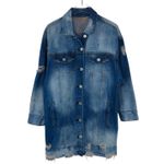 Highway Jeans Y2k Denim Jacket Distressed Jean Jacket Small 2000s Photo 6