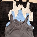 SheIn Women's Bodysuits Set - Black, Gray, Blue, and White Photo 4