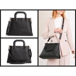 Ted Baker ππ Padded Handle Leather Tote Bag Black NWT Photo 4