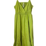 Anthropologie NWT V-Neck Tiered Bubble Hem Dress Sz XL Photo 5