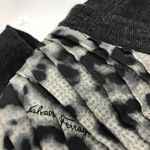 Salvatore Ferragamo Ferragamo Animal Print Cardigan Sweater Large Photo 5