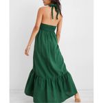 Aerie  NWT High Low Halter Maxi Sundress Sz Large Photo 1