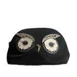 Kate Spade  Star Bright Owl Black Sequin Small Marcy Cosmetic Makeup Pouch $119 Photo 2