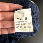 Boutique Paige Knit Floral Crop Tube Top in Blue Photo 4