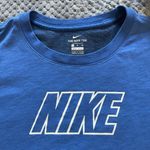 Nike The  Tee Blue Crewneck Pullover Shirt Dri-Fit Just Do It Iconic Size XL EUC Photo 2