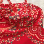 Athleta | Martina Bandeau Red Boho Tankini Top Photo 2