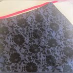 EXPRESS Women’s Lace & Floral Print Purple & Black Stretch Pencil Skirt Size 7/8 Photo 7