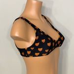 Volcom New black and orange lion bikini top. NWOT Photo 4